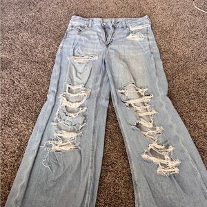 Jr Distressed Light Blue Jeans